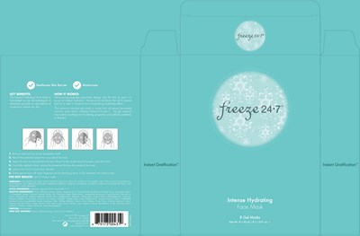 Image Of Carton (Freeze 24 7 Intense Hydrating Face Mask Carton)